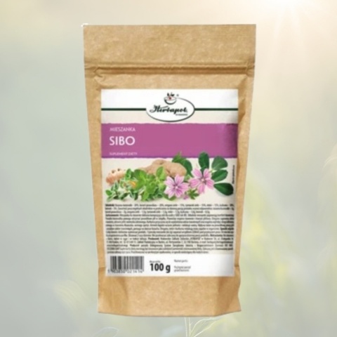 Sibo Herbapol – mieszanka ziołowa wspierająca prawidłowe funkcjonowanie jelit, 100 g