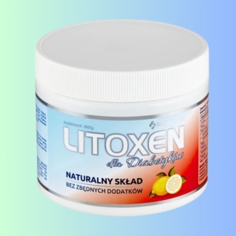 Litoxen dla Diabetyków – elektrolity o naturalnym składzie, smak cytrynowy, 232,5 g