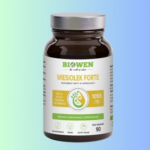 WIESIOŁEK Forte Biowen – suplement diety z tokotrienolami i tokoferolem, 90 kapsułek