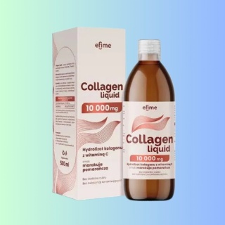 Kolagen EFIME 10000 mg – płynny kolagen bez konserwantów, czysty skład, 500 ml