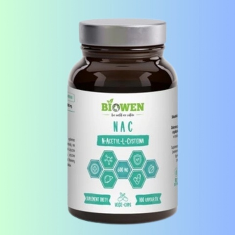 Biowen NAC 600 mg 100 kapsułek N-acetylo-L-cysteina