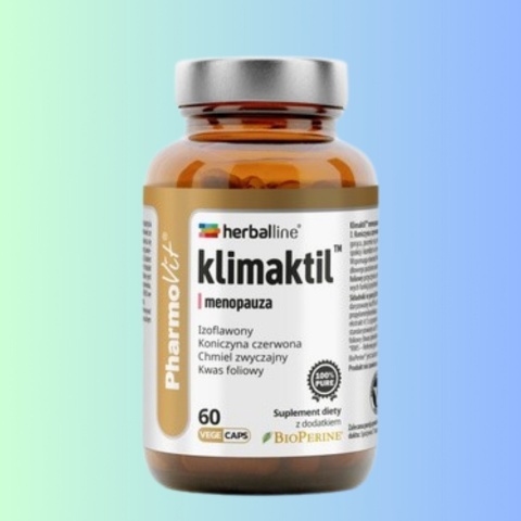 Herbaline Pharmovit Klimaktil Menopauza 60 kapsułek wsparcie w okresie menopauzy