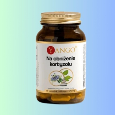 YANGO Na obniżenie kortyzolu 90 kapsułek suplement wspierający redukcję stresu