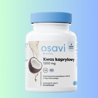 Osavi Kwas kaprylowy 1200 mg 60 kapsułek suplement diety