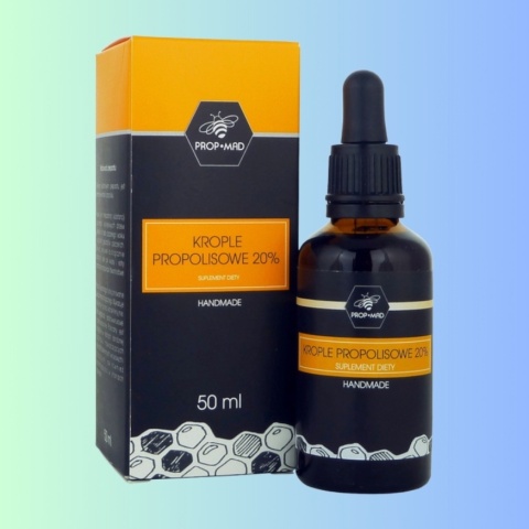 Prop-Mad Propolis 20% krople 50 ml suplement diety na odporność