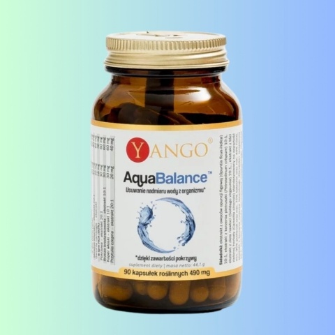 YANGO AquaBalance 90 kapsułek suplement diety wspomaganie usuwania nadmiaru wody