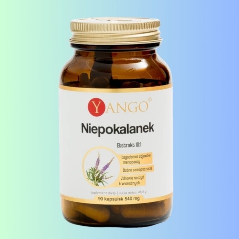 YANGO Niepokalanek 90 kapsułek suplement diety wsparcie witalności i równowagi hormonalnej kobiet