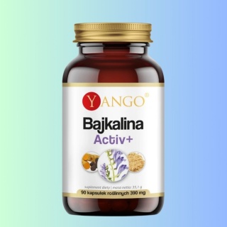 YANGO Bajkalina Activ+ 90 kapsułek suplement diety wsparcie pracy tarczycy i zdrowia