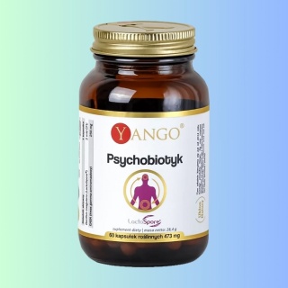 YANGO Psychobiotyk Probiotyk + GABA 60 kapsułek suplement diety wspiera układ nerwowy i jelita