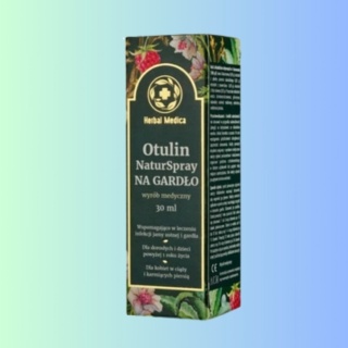 Herbal Medica Otulin NaturSpray na gardło 30 ml – wyrób medyczny wspomagający leczenie infekcji jamy ustnej i gardła