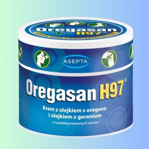 Oregasan H97 Krem z olejkiem z oregano i olejkiem z geranium 50 ml – pielęgnacja skóry z niedoskonałościami