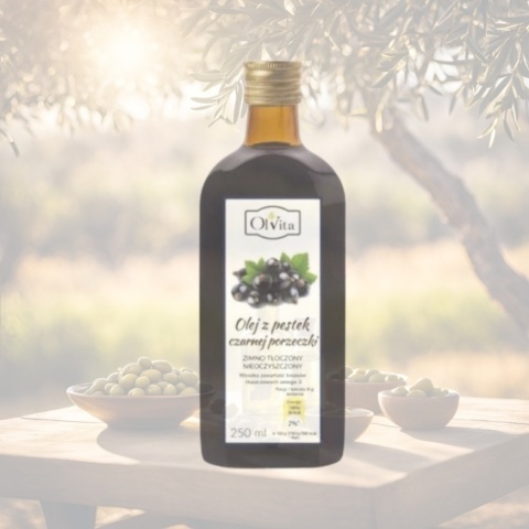 Olej z pestek czarnej porzeczki 250 ml Olvita