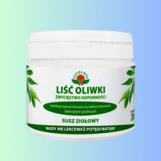 Oliwka liść mielony Natura Wita 200 g – naturalne wsparcie odporności i układu krążenia