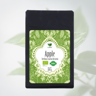 Ecoblik Herbata czarna liściasta APPLE EKO 100 g – ekologiczna, klasyczna herbata o smaku jabłkowym
