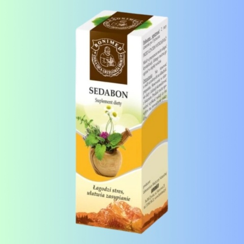 Sedabon Syrop Bonimed – na stres i spokojny sen, naturalne wsparcie, 130g