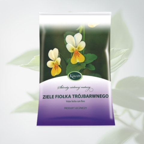 Ziele Fiołka Trójbarwnego - produkt leczniczy, Kawon, 50g Ziele Fiołka Trójbarwnego - produkt leczniczy, Kawon, 50g