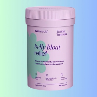 Belly Bloat Relief – suplement na wzdęcia, gazy i komfort trawienny ForMeds 60 kapsułek