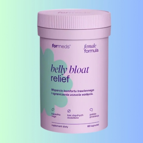 Belly Bloat Relief – suplement na wzdęcia, gazy i komfort trawienny ForMeds 60 kapsułek