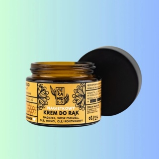 Ceramidło Krem Nagietkowy do Rąk – ochronny krem do suchej, szorstkiej i popękanej skóry dłoni, 50 ml