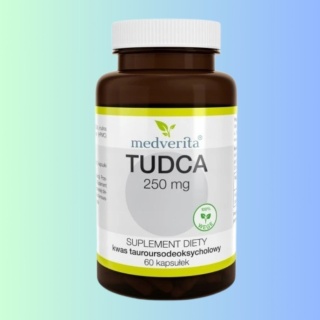 Kapsułki TUDCA 250 mg Ochrona Wątroby i Mózgu Medverita 60 szt.