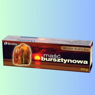 Maść bursztynowa do masażu mięśni i zesztywniałych stawów Farmina