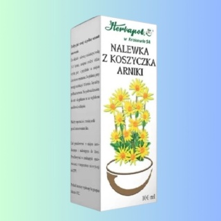 Nalewka z koszyczka arniki Herbapol Kraków 100 ml preparat zewnętrzny z arniką
