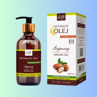 Olej arganowy BIO Etja 250 ml – nierafinowany, tłoczony na zimno do twarzy, włosów i ciała