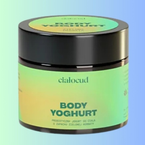 Prebiotyczny jogurt do ciała na nawilżenie i pielęgnację skóry Zielona Herbata FLAGOLIE CIAŁOCUD 200 ml
