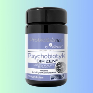 ProbioBalance Psychobiotyk BIFIZEN® 6,5 mld bakterii na kapsułkę – wsparcie mikroflory jelitowej 30 kapsułek