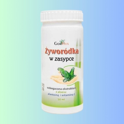 Żyworódka w zasypce Gorvita – pielęgnacja skóry podrażnionej 50 ml
