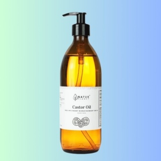 Olej rycynowy nierafinowany 100% NaturPlanet 500 ml – pielęgnacja skóry i włosów