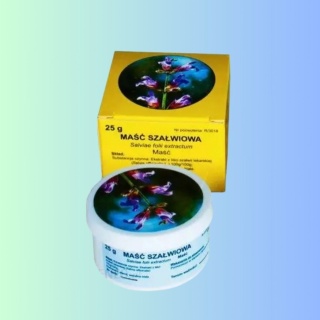 Maść Szałwiowa Elissa – na zakażenia i stany zapalne skóry, 25 g