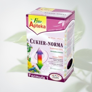 Fito Apteka herbata ziołowa Cukier Norma – naturalny napar ziołowy 20 torebek
