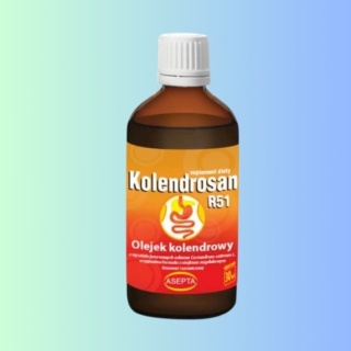 Kolendrosan R51 – Asepta – olejek kolendrowy wspomagający trawienie i metabolizm – 30 ml