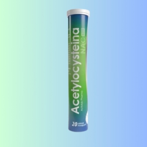 Acetylocysteina – ActivLab Pharma – suplement diety wspomagający układ oddechowy – 10 tabletek musujących