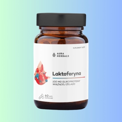 Suplement diety Aura Herbals Laktoferyna – 60 kapsułek