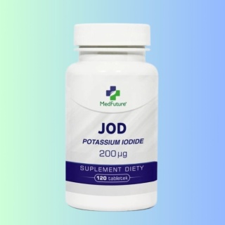 Suplement diety MedFuture Jod (jodek potasu) 200 µg – 120 tabletek