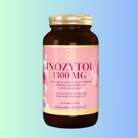 Suplement diety Asepta Inozytol 1300 mg – 100 kapsułek