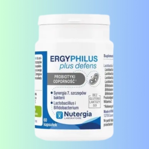 Suplement diety Nutergia Ergyphilus Plus Defens – probiotyk – 60 kapsułek