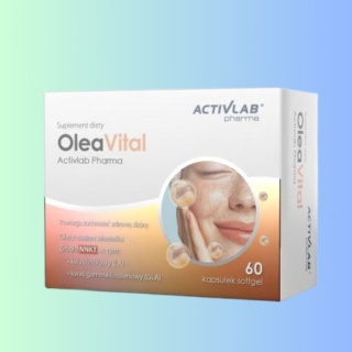 Suplement diety ActivLab OleaVital – olej z nasion wiesiołka LA/GLA – 60 kapsułek