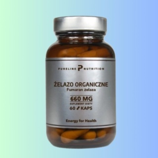 Suplement diety Pureline Żelazo organiczne 40 mg – fumaran żelaza