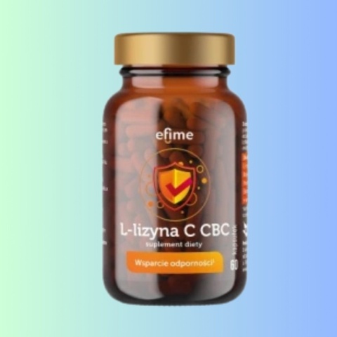 Suplement diety EkaMedica Efime L-lizyna + bromelaina + CBC – 60 kapsułek