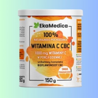 Suplement diety EkaMedica Witamina C CBC 1000 mg – proszek – 150 g