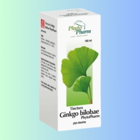 Suplement diety Phytopharm Ginkgo bilobae – płyn doustny – 100 ml