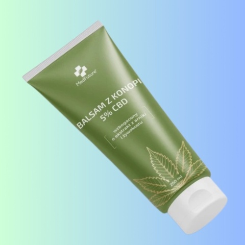 Balsam MedFuture Konopie 5% CBD + Arnika + Żywokost – 250 ml