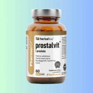 Pharmovit Herballine Prostalvit – suplement diety na prostatę – 60 kapsułek