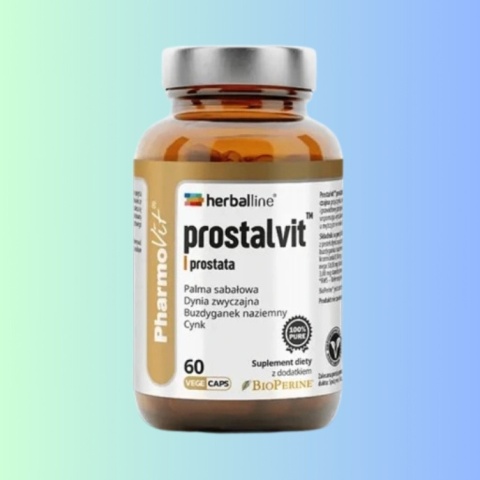 Pharmovit Herballine Prostalvit – suplement diety na prostatę – 60 kapsułek