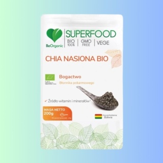 BeOrganic Chia nasiona BIO 200 g