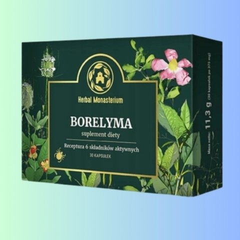 Herbal Pharmaceuticals Borelyma resweratrol suplement diety antyoksydant 30 kapsułek