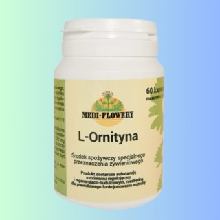 Medi-Flowery L-ornityna aminokwas suplement diety kapsułki 60 szt